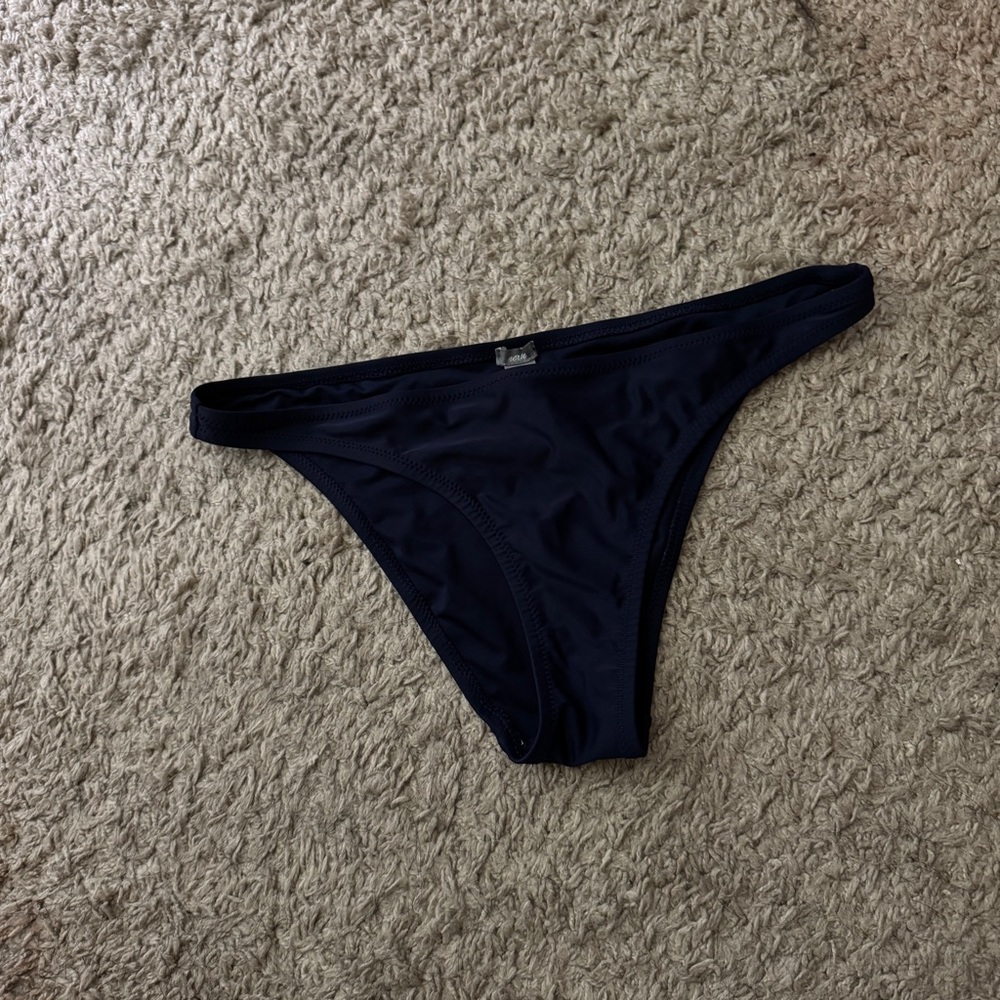 Aerie Navy Swim Cheeky Bottom